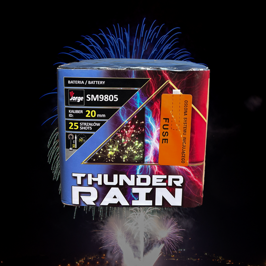 SM9805 I Thunder Rain I 25 cps Pivoine Clignotante Multicolore