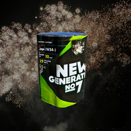 JW34-3 I New Generation 7 I 19cps Cracker Argent